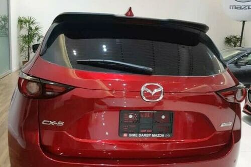 Mazda CX5 KE Heckscheibe Spoiler Seitensäule Rückseite Hinten Fenster Chrom